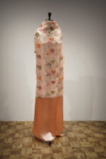 Nectar Peach Poly Organza & German Satin Suit Material - Image 5