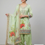 Crep Silk- Spring Mirror-Work Suit