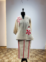 The Crimson Flora Jute Co-ord Set - Image 2