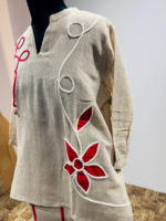 The Crimson Flora Jute Co-ord Set - Image 4
